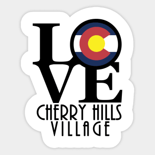 LOVE Cherry Hills Village Sticker